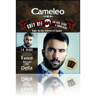 Cameleo men - baardverf - Zwart