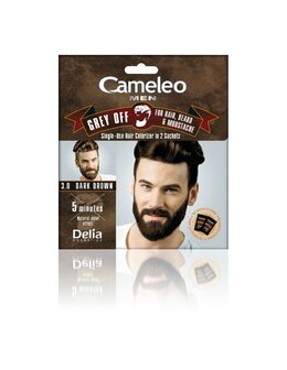 Cameleo men - baardverf - Donkerbruin