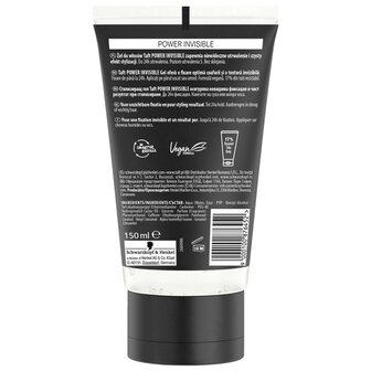 Schwarzkopf Taft - Power invisible styling gel 150ml