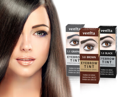 Overzicht kleuren Venita henna brows wenkbrauw poeder