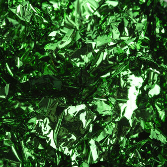 groene foil flakes kleurendetails