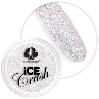 Ice crush nr. 3 nail art flakes parelmoer