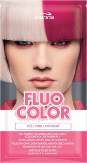 Joanna fluo color tijdelijke haarverf roze 35ml