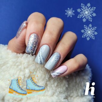 inspiratie winter gellak nagels