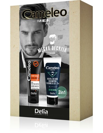 Cameleo men - giftset voor mannen - shampoo en gel