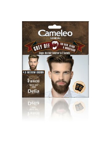 Cameleo men - baardverf - Medium bruin