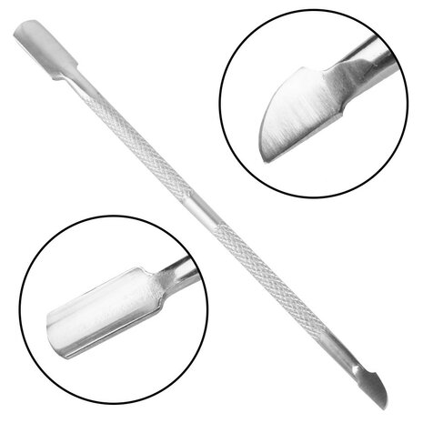 Dubbelzijdige cuticle pusher nr33