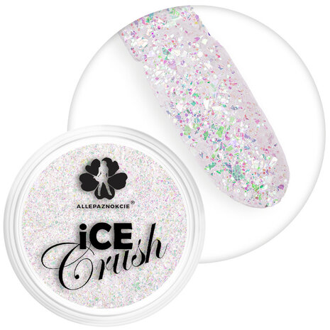 Ice crush nr. 3 nail art flakes parelmoer