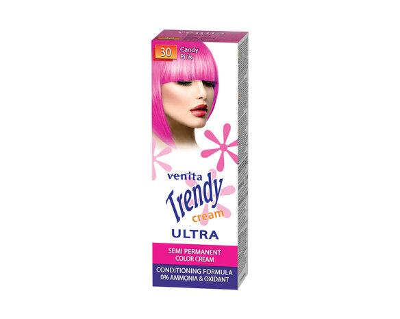 Venita semi permanente haarverf Candy Pink 75ml