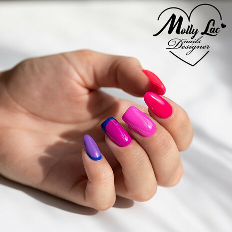 neon fuchsia gellak